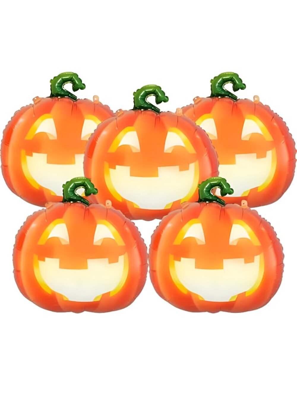 5 Pcs Halloween Balloons Pumpkin Balloons for Halloween Party Decorations
